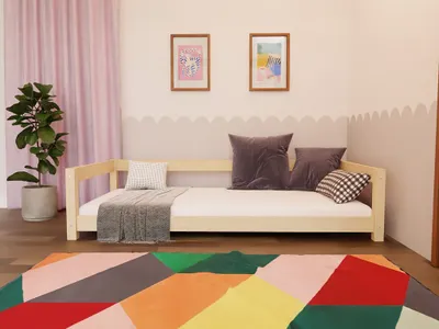 Obrázok produktu pre Benlemi Detská posteľ STUDY 80x160 cm Biela