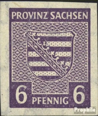 Produktbild von Briefmarken Sowjetische Zone (All.Bes.) 1946 Mi 69c  postfrisch Provinzwappen