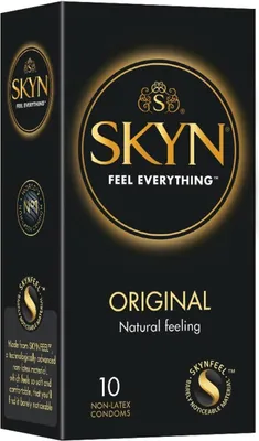 Produktbild von 60 Stück SKYN Original Kondome Männer Skynfeel Latexfrei Hauchzart 53mm Breite