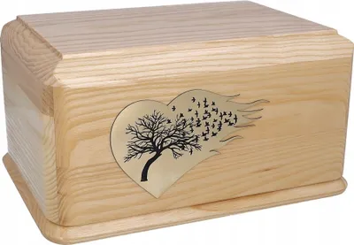 Produktbild von Bestattungsurne Aus Holz Urne Für Menschliche Asche Personalisierte Urne