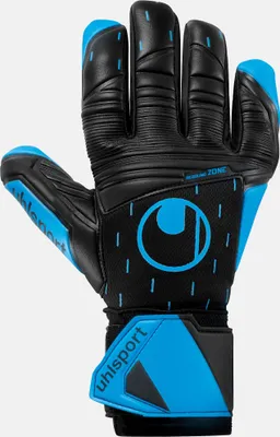 Produktbild von uhlsport Torwarthandschuhe CLASSIC SOFT HN COMP Children 1011323_02 schwarz/cyan/weiß 3