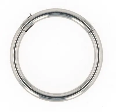 Produktbild von "Snorlax" Nasenpiercing aus Edelstahl, Nasenring, silberfarben, Stärke 1,2 mm / Ø 8 oder 10 mm