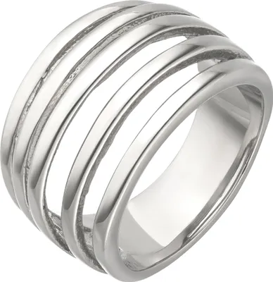Produktbild von Gr. 58 Damen Ring Edelstahl breit