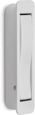 Imagen del producto de Ganchos de pared metálicos, grandes, blancos, con capacidad de carga de 10 kg, para colgar ropa