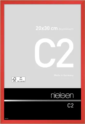 Image de Cadre alu Nielsen C2 20x30 cm tornado rouge
