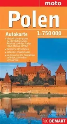Produktbild von Polen - mapa samochodowa 1:750000 w.niemiecka - praca zbior