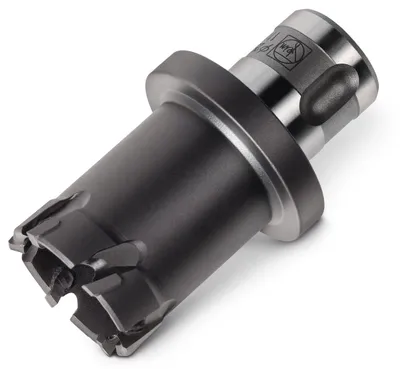Produktbild von FEIN HM-Kernbohrer TiAIN-beschichtet, mit QuickIN PLUS-Aufnahme, Bohr-Ø 30 mm, Schnit | 63130130010