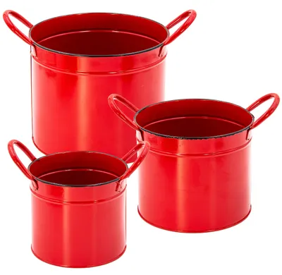 Immagine prodotto di Set di 3 vasi decorativi per piante