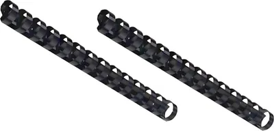 Produktbild von GBC Plastikbinderücken DIN A5 14-Ringe 12 mm schwarz 100 Stück