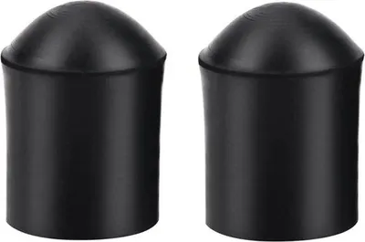 Immagine prodotto di Tappi terminali in plastica per bassi profondi, 2 pezzi, neri, 2,7 x 2 x 1,9 cm