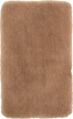 Zdjęcie produktu dla Mata łazienkowa - kolory piasku - 50 x 70 cm - poliester - z powłoką antypoślizgową