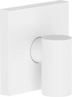 Imagen del producto de hansgrohe FixFit Fine E, conexión mural con válvula antirretorno, color blanco mate