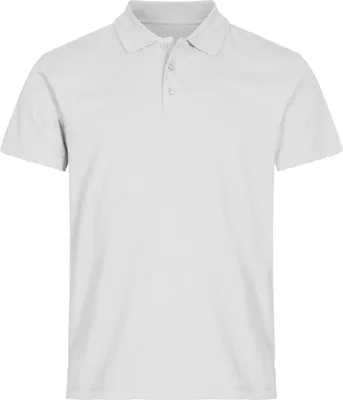 Produktbild von Polohemd aus Jersey mit Rippstrickkragen, 3 Ton-in-Ton Knöpfen und Seitenschlitzen
