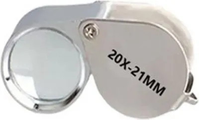 Image de INF Loupe Pliante 20x21 pour Bijoux Anciens et Évaluation de Pièces