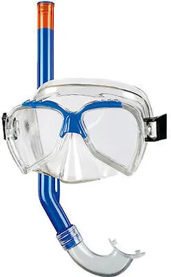 Produktbild von BECO-Beermann 99004-6, Kind, Halbe Gesichtsmaske, Schnorcheln, Polycarbonat, Blau, Transparent, 4 Jahr(e)