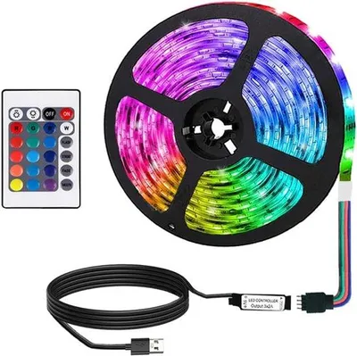 Obrázek produktu pro LED pásky s dálkovým ovládáním, 2 metry, pro dekoraci a osvětlení