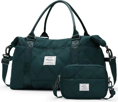 Image de Sac de voyage imperméable 40 x 20 x 25 cm, bleu, pour femmes