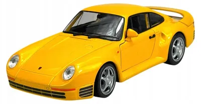 Produktbild von Welly Porsche 959 Modellauto Gelb 1:24  Metall