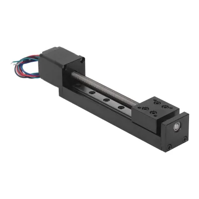Zdjęcie produktu dla Stolik liniowy o skoku 100 mm, osie X-Y-Z, 28 silników krokowych, pojedyncza szyna Stolik liniowy do drukarek 3D DIY CNC