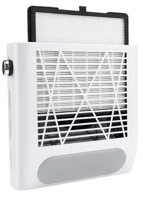Produktbild von Nagelstaubsauger, 80W Leistungsstarker Nagel Staubsauger mit Filter, 2 Geschwindigkeiten einstellbar, Professionelle Maniküre-Sets für Salon Zuhause