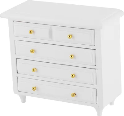 Image de 1/12 Maison de poupées Miniature armoire à tiroirs Chambre à coucher Salon Meubles décoratifs