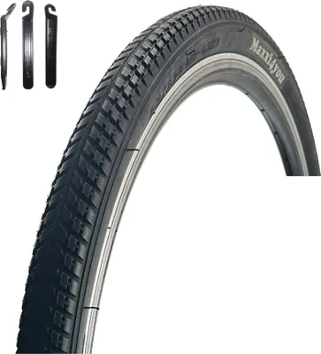 Zdjęcie produktu dla 1 x opona rowerowa maxxi4you HY 136 czarna 47-622 (28 x 1,75) wraz z łyżką do opon maxxi4you