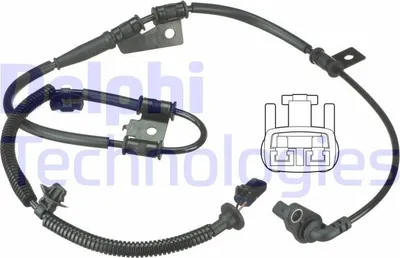 Produktbild von DELPHI ABS Sensor Raddrehzahl für HYUNDAI TUCSON (JM) SS20505
