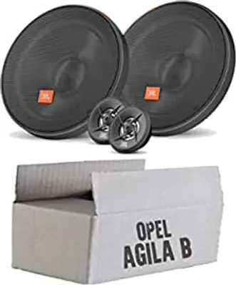 Produktbild von Lautsprecher Boxen JBL 16,5cm System Auto Einbausatz - Einbauset passend für Opel Agila B - justSOUND