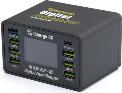 Immagine prodotto di MECHANIC iCharge 8C Alimentatore CC a 8 porte PD QC3.0
