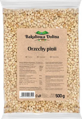 Obrázek produktu pro Piniové oříšky 500 G - Přísada do salátů - Základ pro pesto - Loupané a přírodní - Výběrové zboží