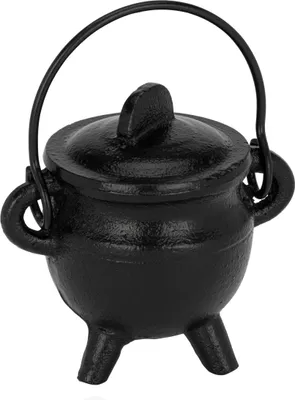 Produktbild von Deckel Räuchertopf Eisen schwarz dreifuss Weihrauchgefass Kessel Räucherkohle