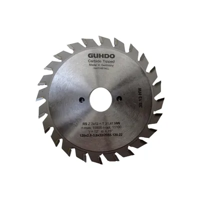 Produktbild von Guhdo Altendorf Vorritzsägeblatt HM-Kreissägeblatt 120 x 2,8-3,6 x 22 Z 12+12