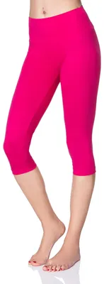 Produktbild von SOFTSAIL Damen 3/4 Leggings Capri Leggings Leggings Damen Lang Sport Baumwolle H