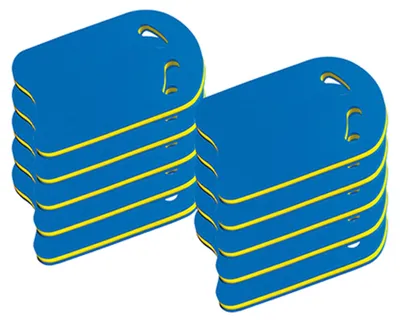 Produktbild von Beco Schwimmbrett Kick 3-lagig 10 Stück 47x31x3.6 cm mit 2 Grifflöchern