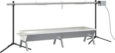 Zdjęcie produktu dla Grill Z Automatycznym Rożnem I Tacką, Stal Nierdzewna Lumarko!