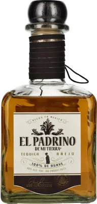 Produktbild von El Padrino Tequila AÑEJO 100% Puro de Agave 40% Vol. 0,7l