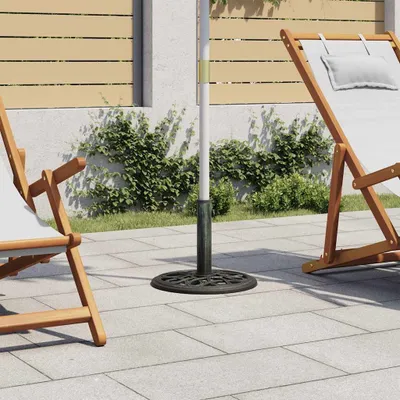 Image de Maison Exclusive - Pied de parasol vert  40 x 40 x 32 cm en fonte