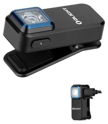 Imagen del producto de OLIGHT Oclip Mini: Linterna de clip, luz roja y blanca, 300 lúmenes, alcance de 70 metros