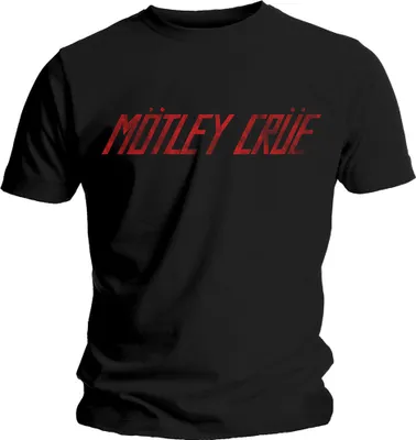 Produktbild von Mötley Crüe Distressed Logo Black M T-Shirt