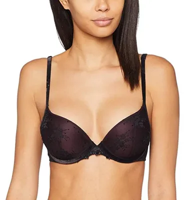 Produktbild von Triumph Lace-Up Spotlight WHPM, Farbe: Black 04/0004, Größe: 70B Bügel-BH mit Halbschale, Einlage und multioptionalen Trägern