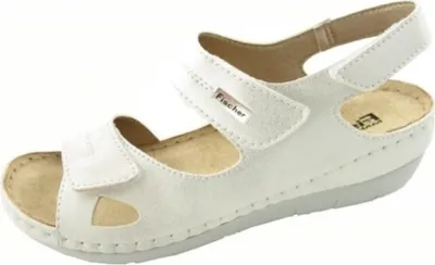 Produktbild von Sandalette für Damen Fischer Nappalino 506491 Perle (Größe 42)