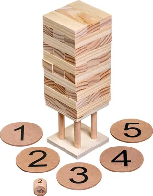 Produktbild von 6006 - Der Wandernde Turm, Wackelturm, Geschicklichkeitsspiel, für 2-6 Spieler, ab 6 Jahren