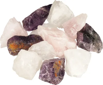 Produktbild von Heilsteine Mix für die Karaffe Rosenquarz Amethyst Bergkristall 300g