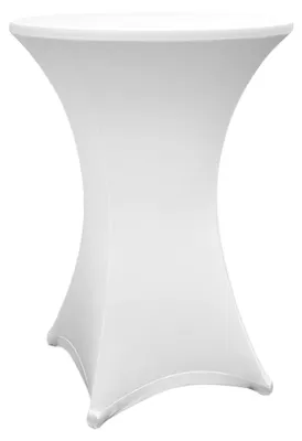 Immagine prodotto di LUMALAND Copritavolo alto - Copritavolo - Copertura -  Ø 70-75 cm - Bianco