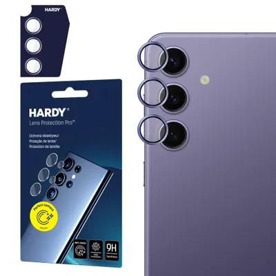 Produktbild von 3mk Hybridglas HARDY Lens Protection für Samsung Galaxy S24+ Violet Kamera Objektiv Kameralinse 0,4mm 9H
