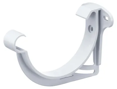 Produktbild von INEFA Stirnbretthalter Dachrinnenhalter halbrund NW100 / 100mm, Weiß Rinnenhalter aus PVC, Germany