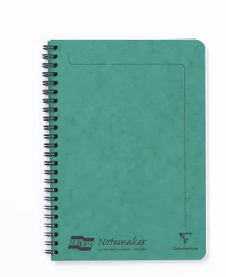 Immagine prodotto di Quaderno a spirale Clairefontaine Europe A5 60bl lin Verde