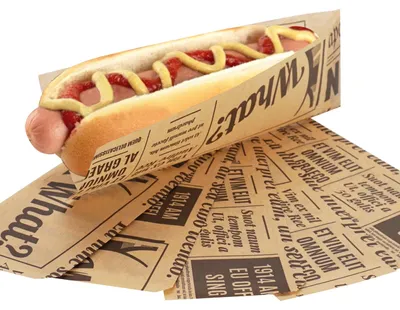Obrázok produktu pre 500 kusov papierových vrecúšok na balenie potravín – 7 x 21 cm