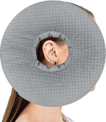 Produktbild von Famanu Piercingkissen mit Ohrloch - Zart und bequem für Seitenschläfer