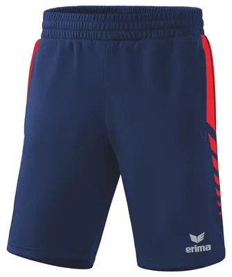 Produktbild von Erima Six Wings Worker Shorts New Navy/Rot Junior - 140